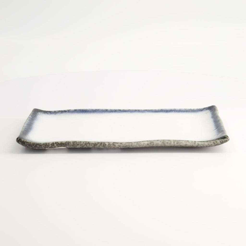 Tajimi Blue/White Plate 26x13x2cm