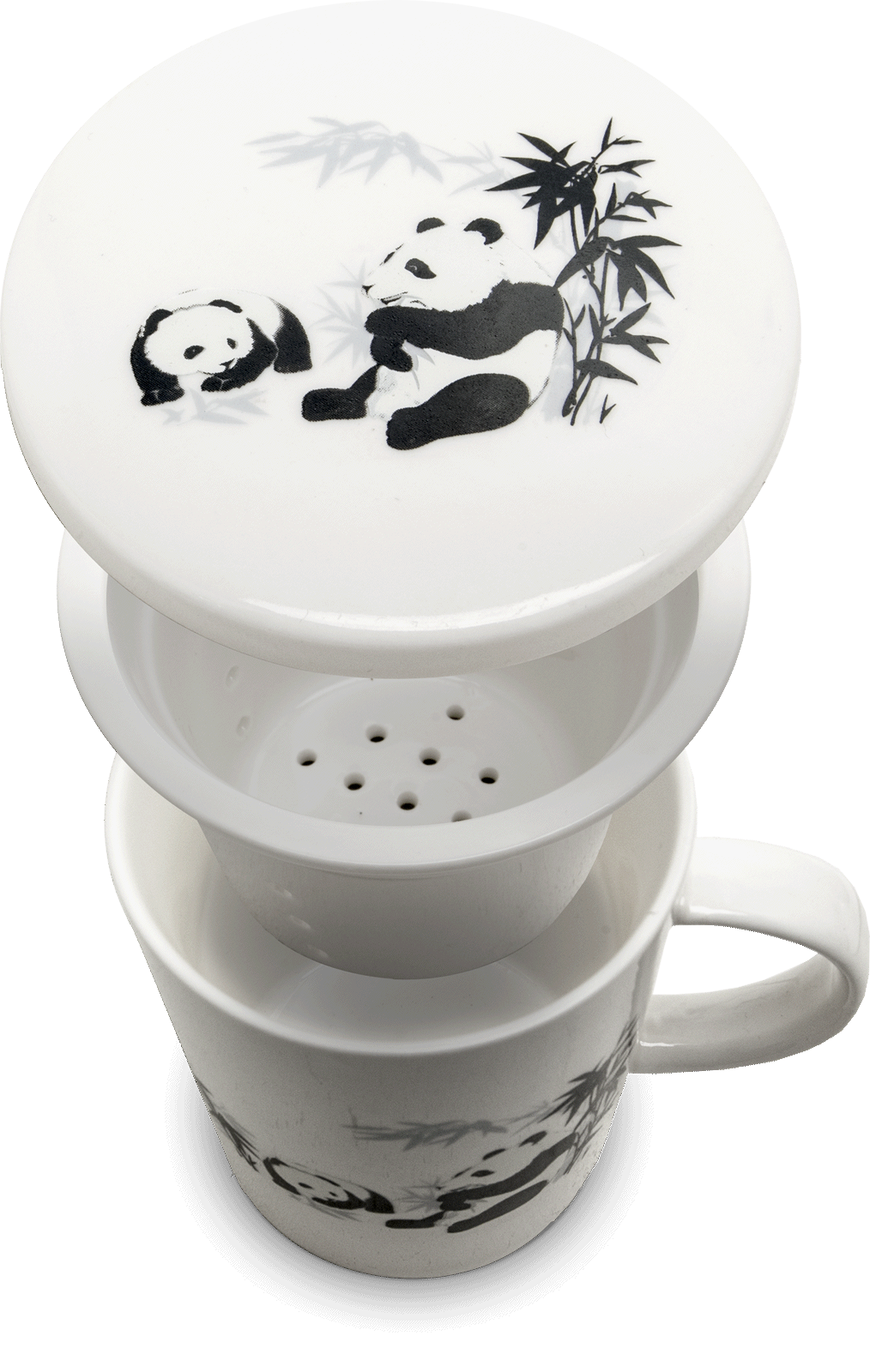 Tea mug with filter