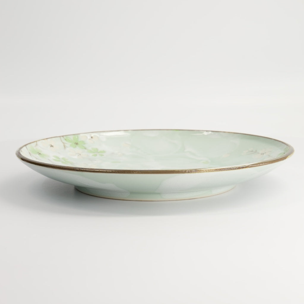 Green Cosmos Plate 26x3.4cm