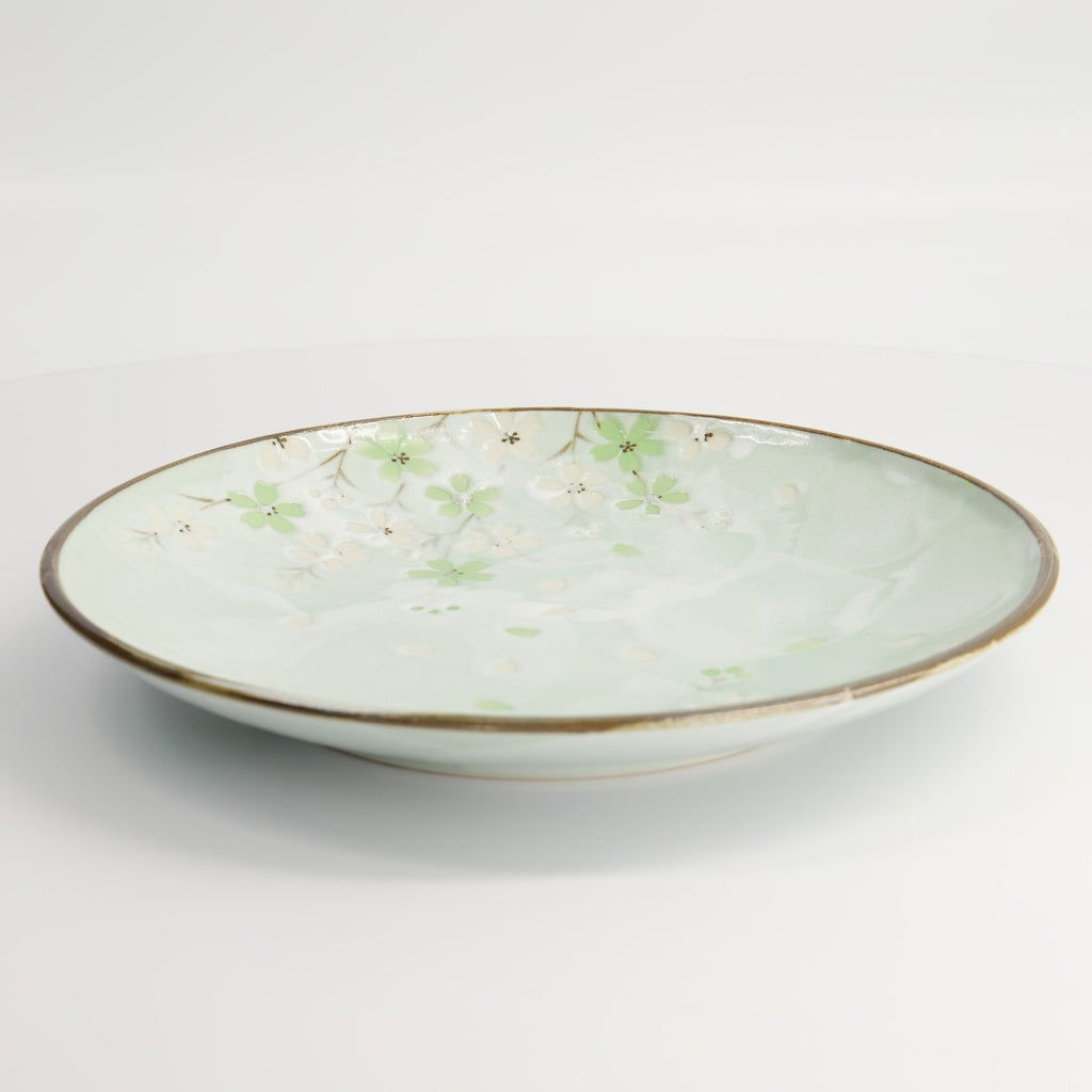 Green Cosmos Plate 26x3.4cm
