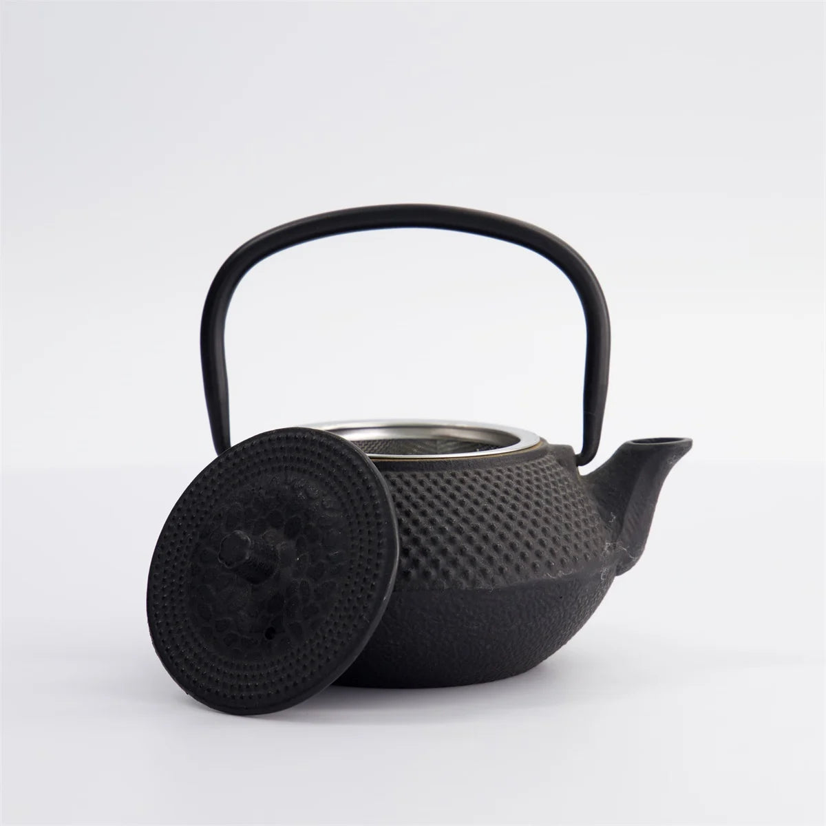 WY Tea Kettle Iron 13.5x11.5x8.5cm Arare 0.35L BLACK 1/12