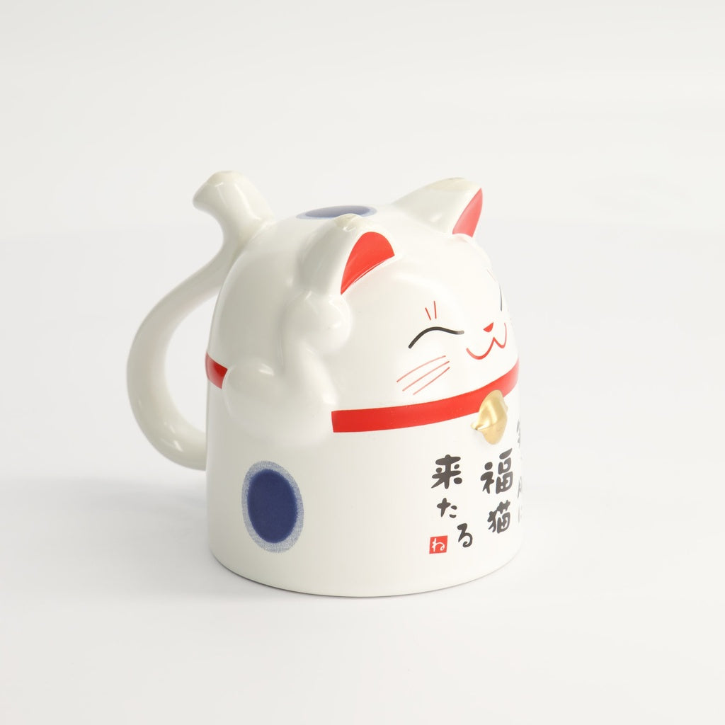 Kawaii Lucky Cat Mug Blue