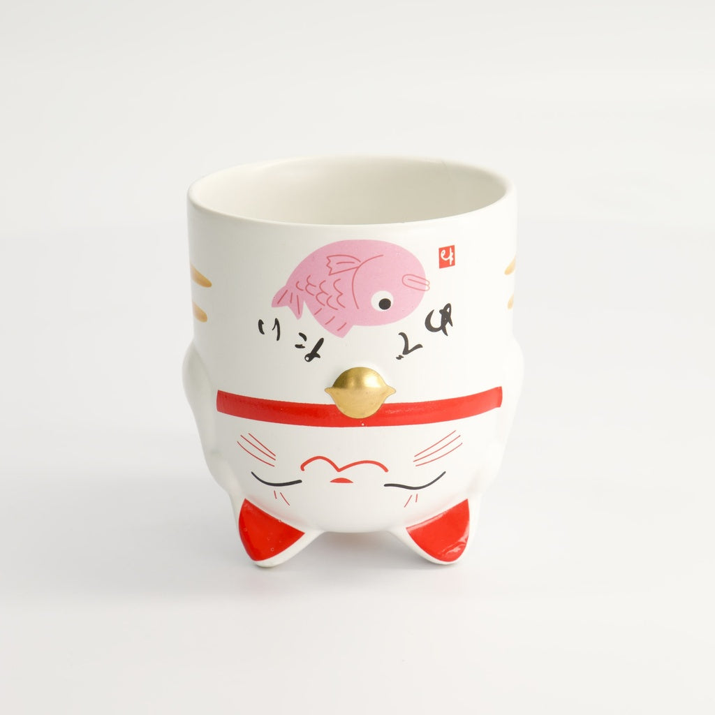 Kawaii Lucky Cat Mug Pink Giftset