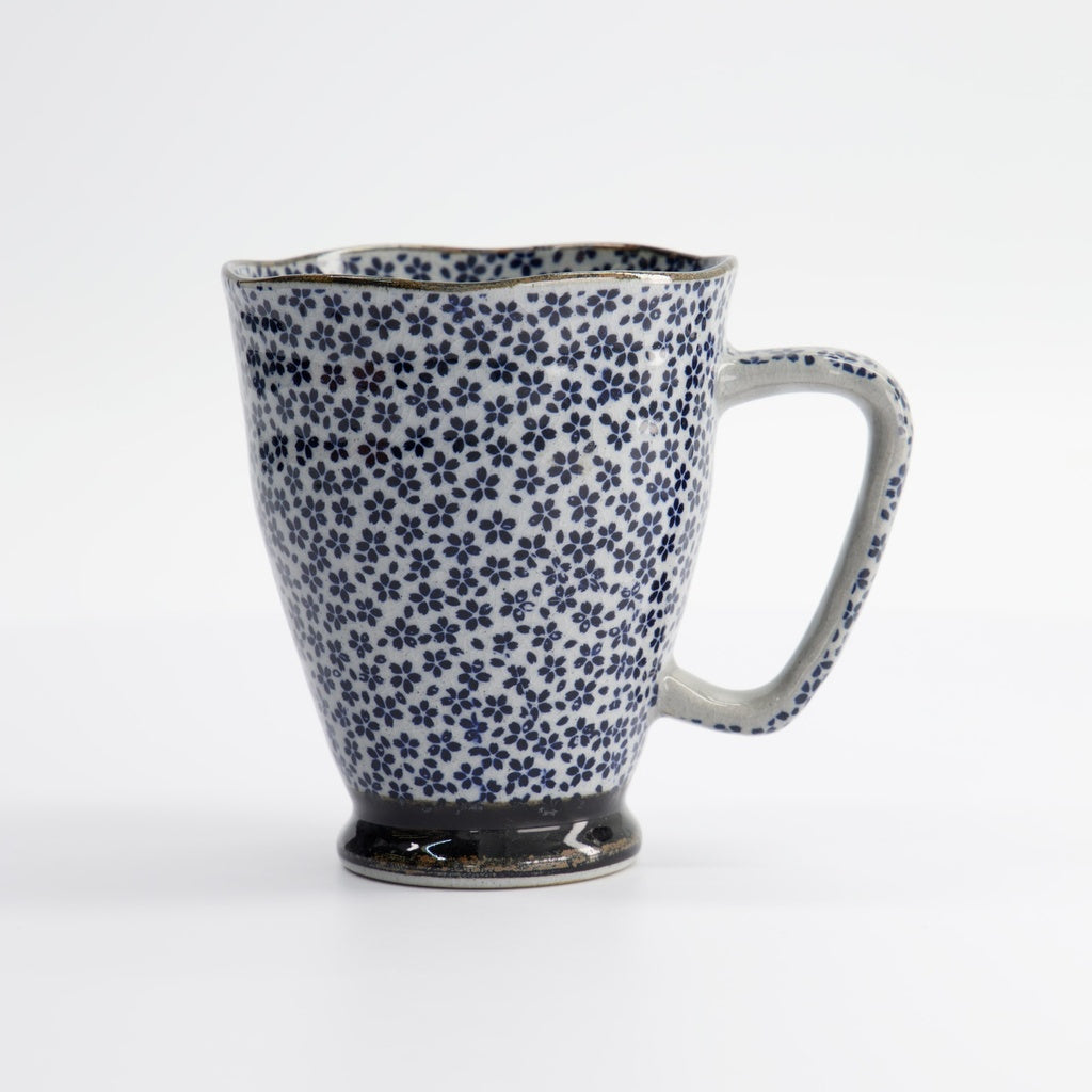 Mug 9x11cm 400ml Blue/Grey Sakura