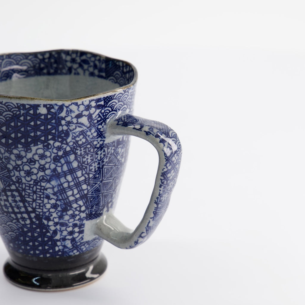 Kimono mug blue/grey