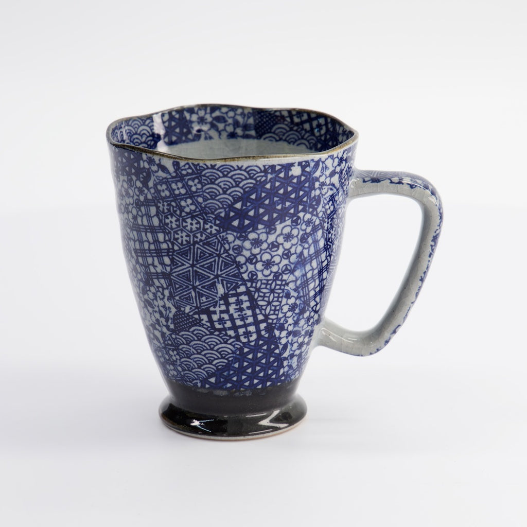 Kimono mug blue/grey