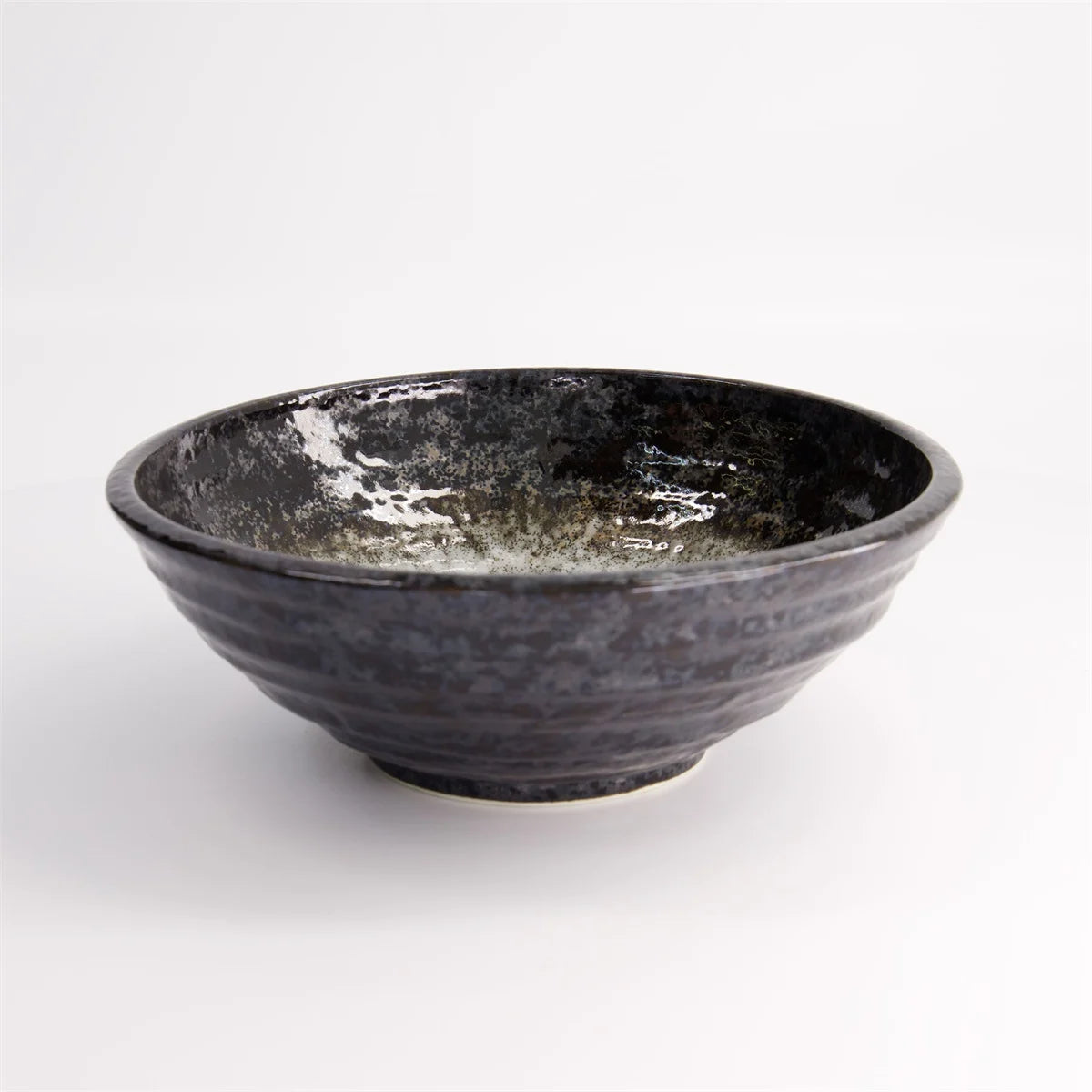 Minoyaki Eclipse White Ramen Bowl