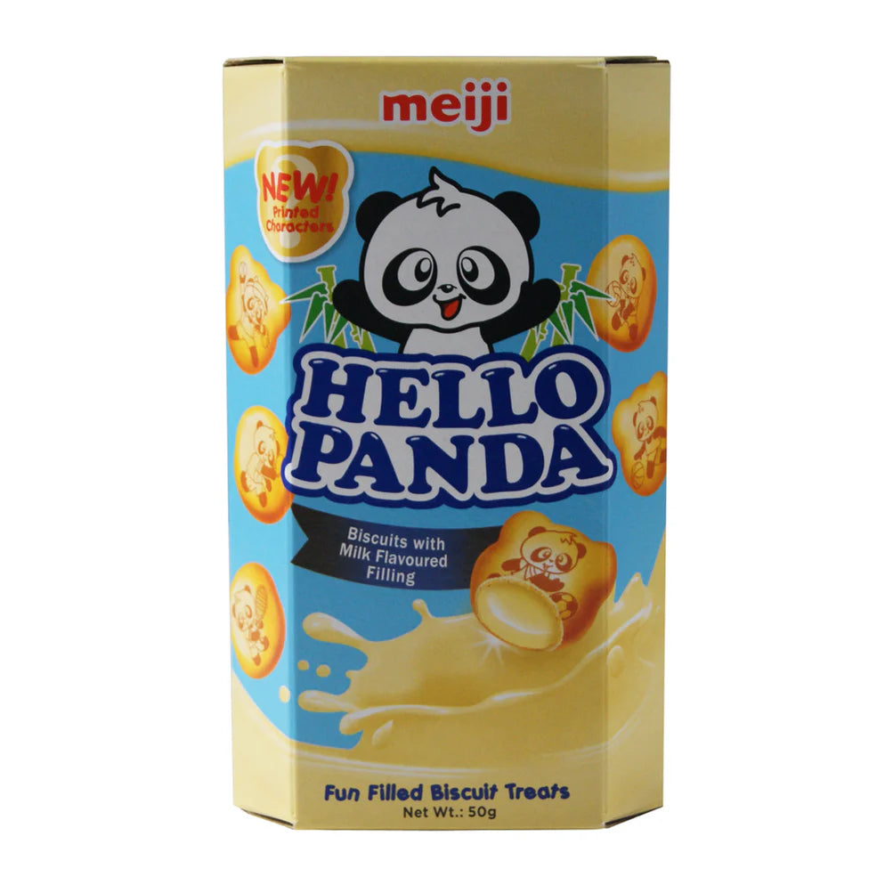 Meiji Hello Panda Biscuits with Milk Flavour 50g