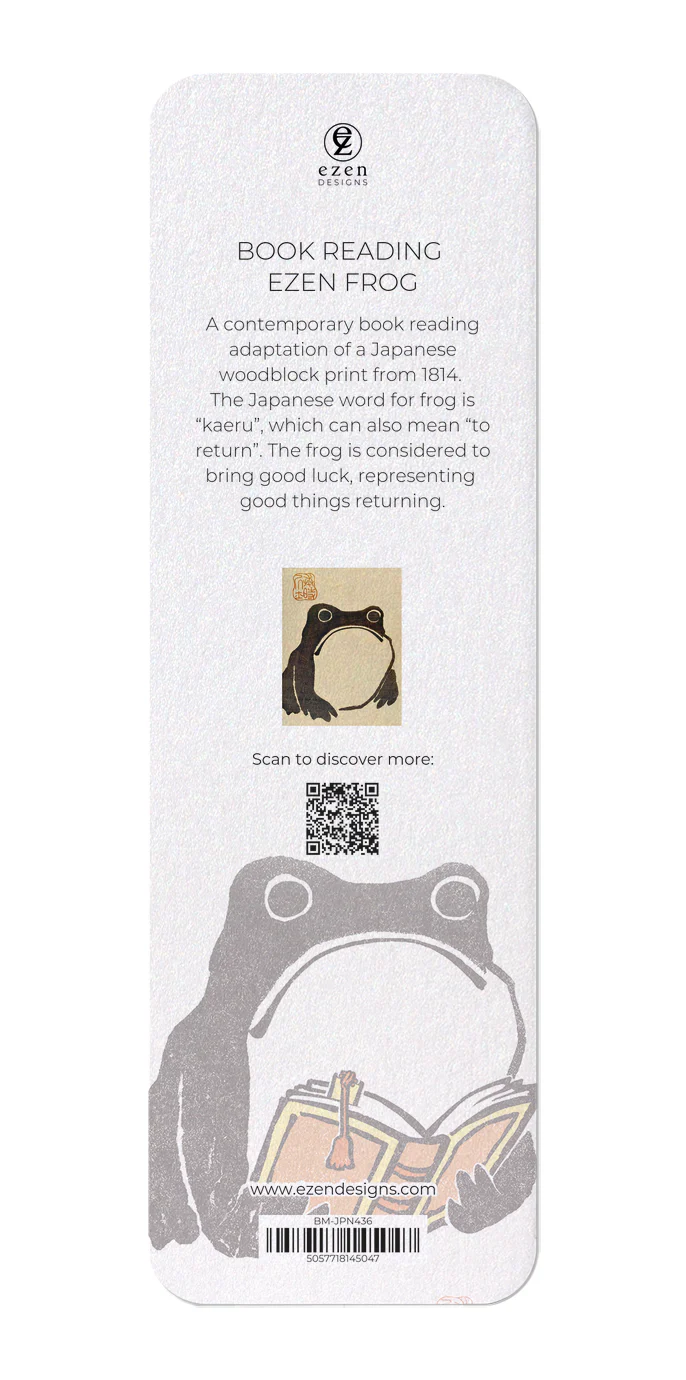 Book Reading Ezen Frog Bookmark