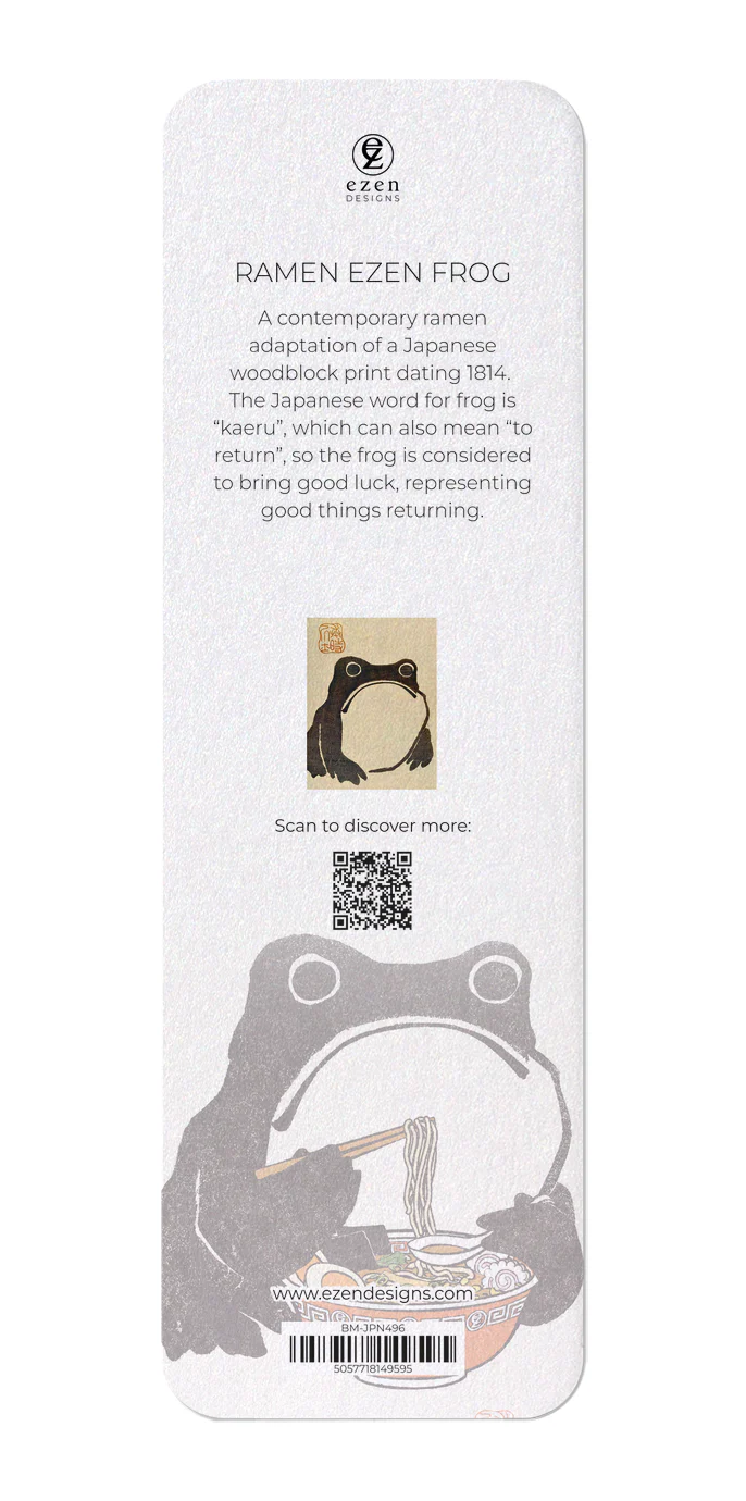 Ramen Ezen Frog Bookmark