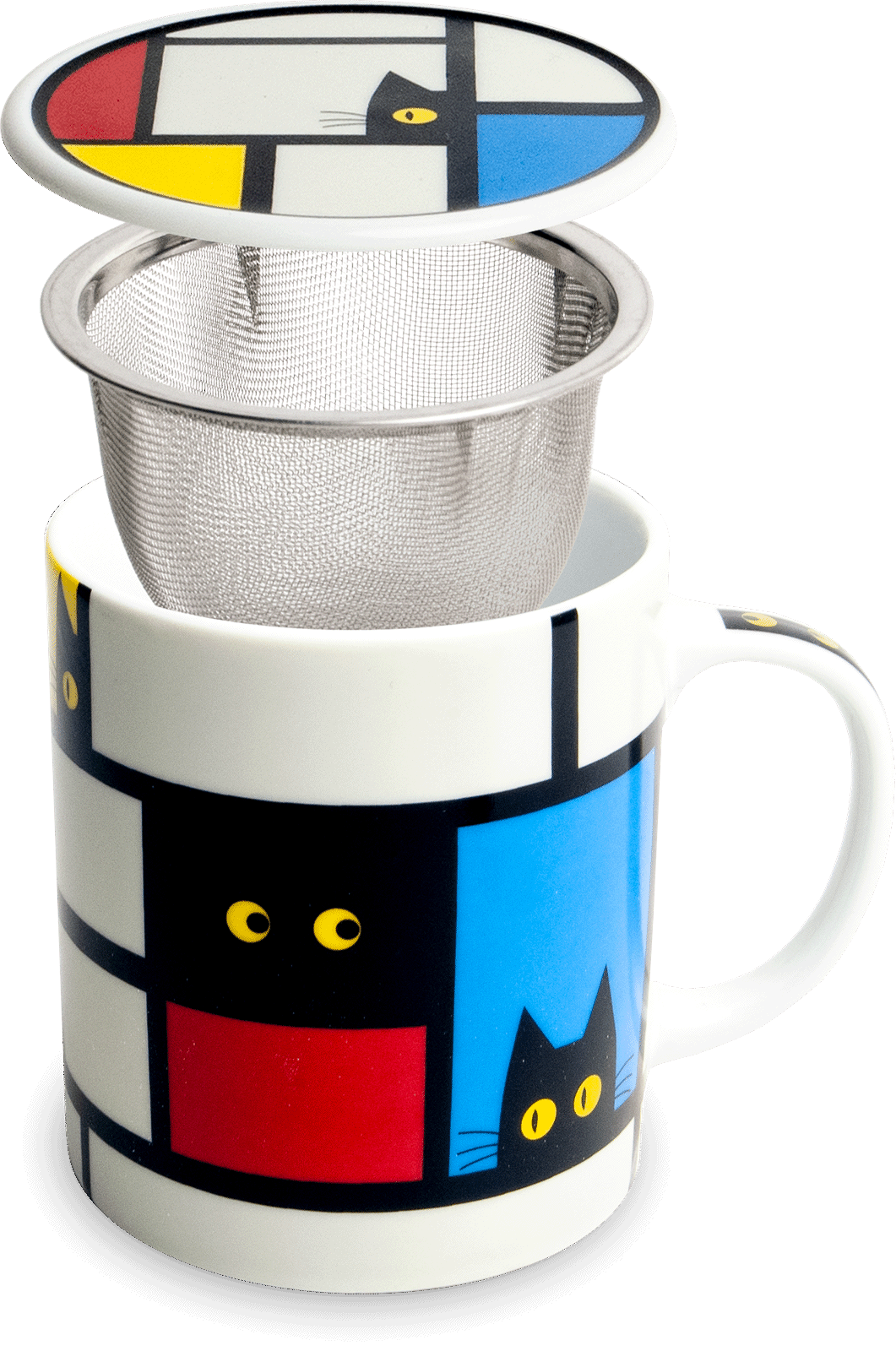 Cat Tea Mug with filter