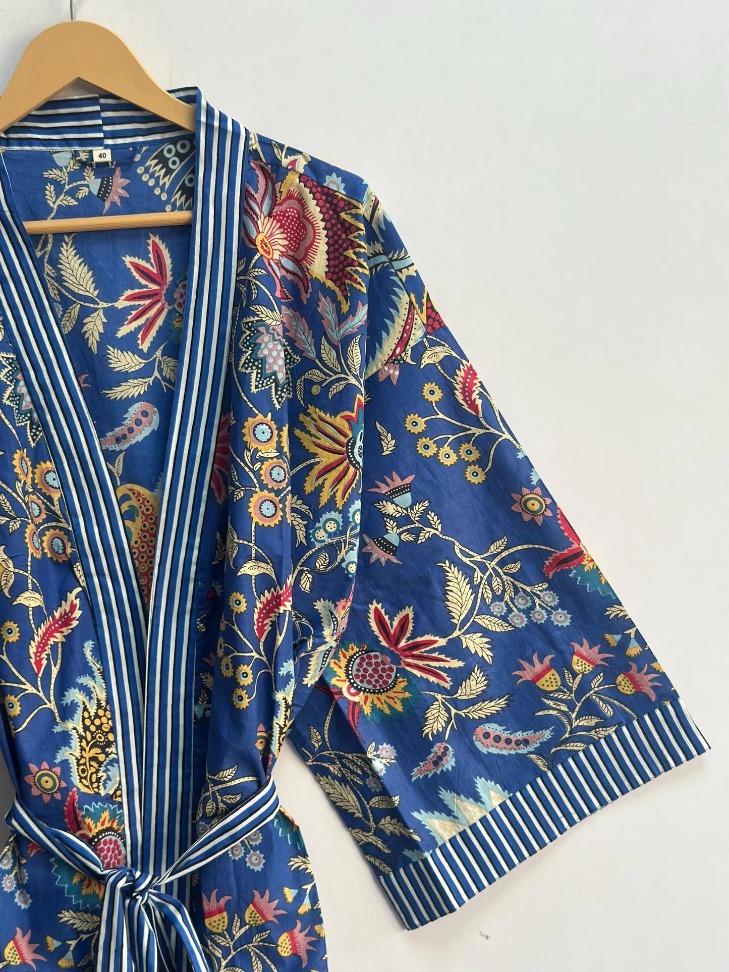 Cotton Kimono Blue