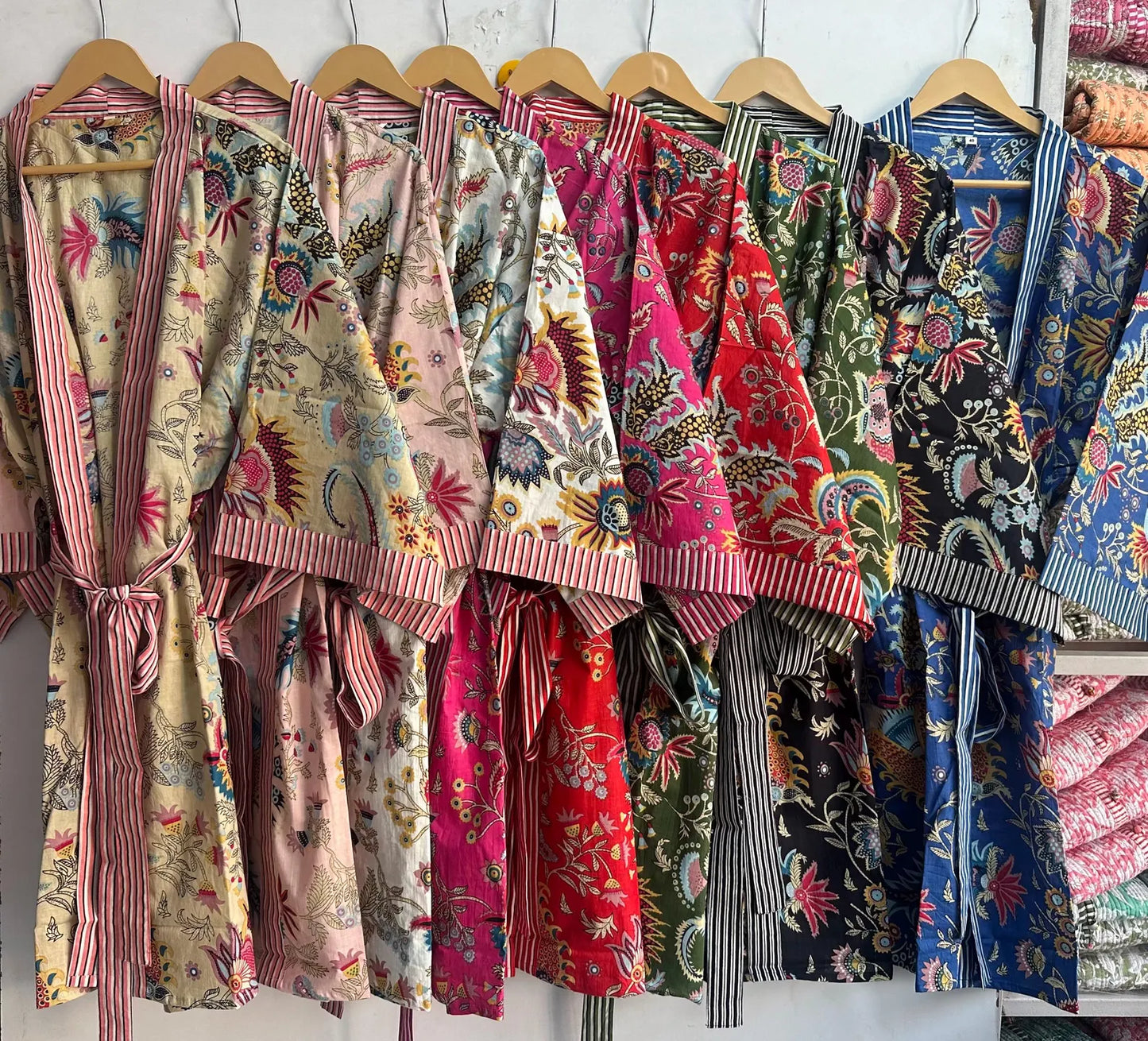 Cotton Kimono Blue