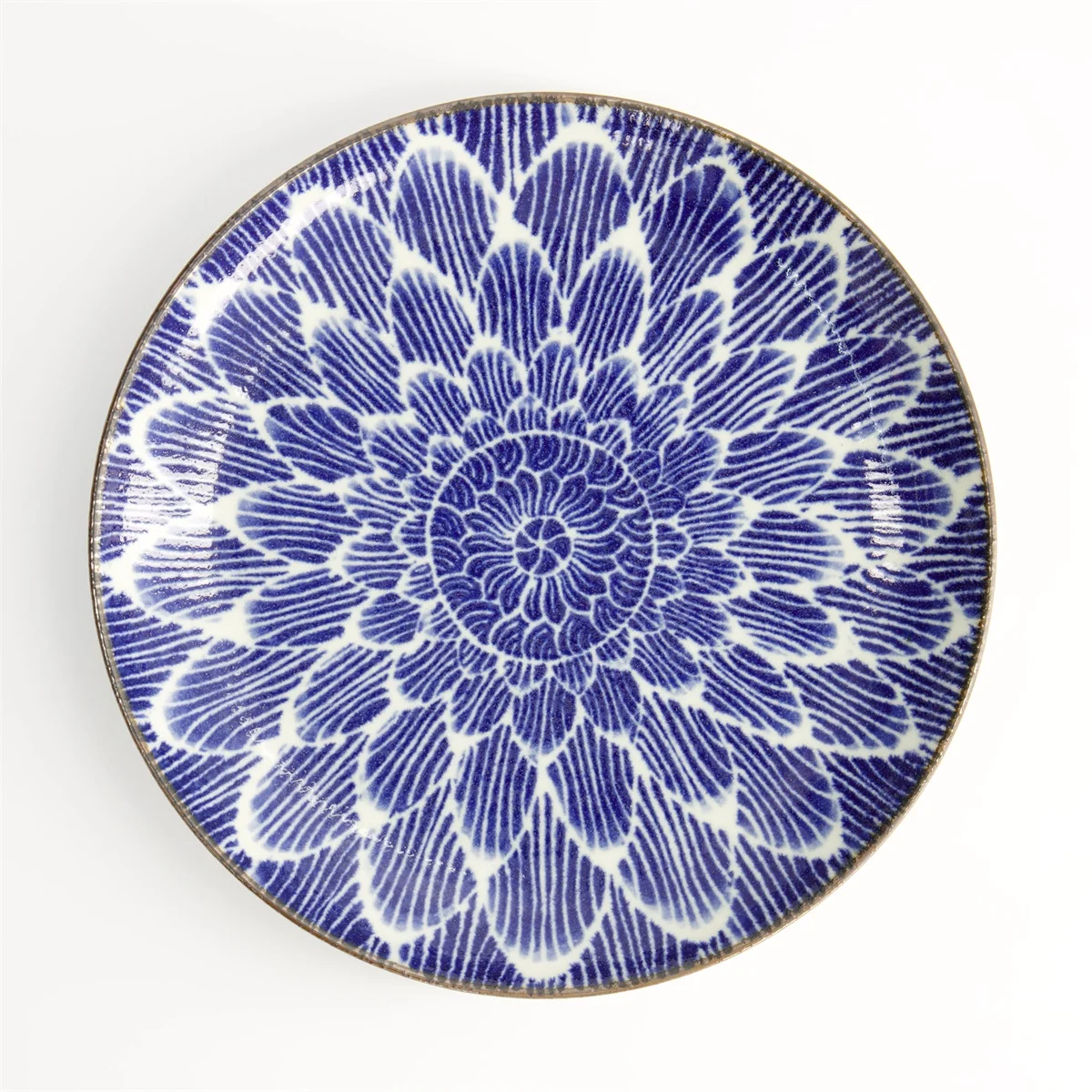 Ohuke Dahlia Round Plate 21.5x3cm