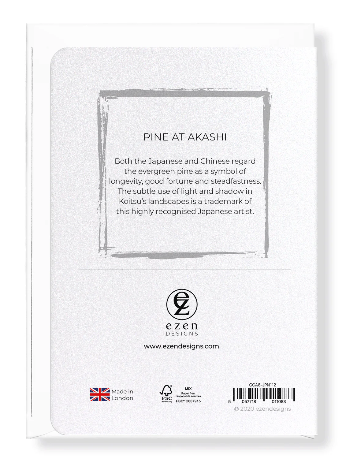 Pine at Akashi Greeting Card