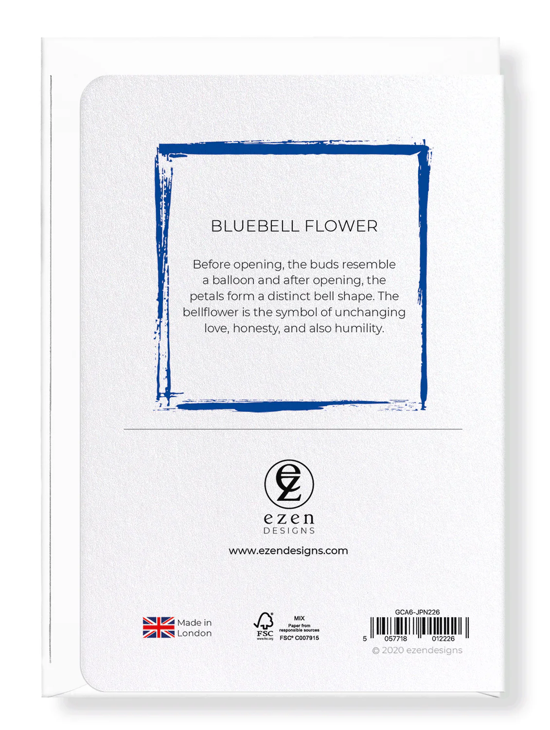Bluebell Flower Greeting Card