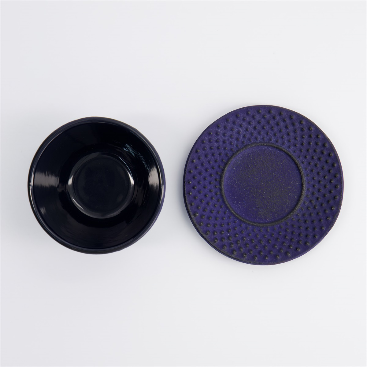 WY Cup Iron+plate 7x5.5cm 120ml 9909 Arare CUPADB BLUE