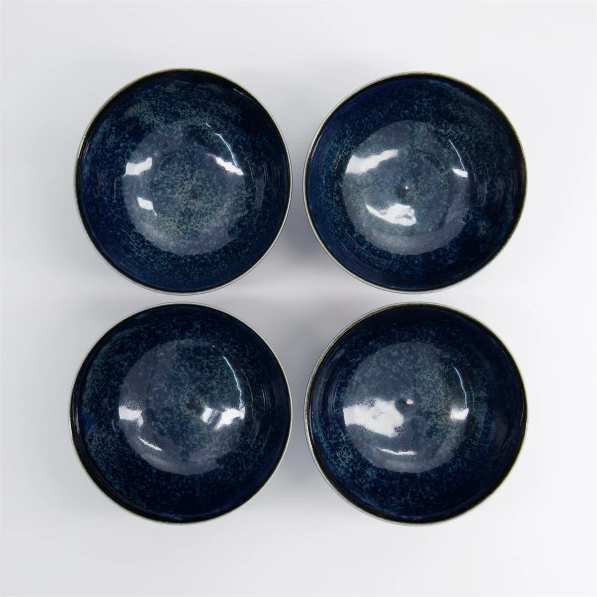 Cobalt Blue 4pcs Bowl Giftset 13.2x7.2cm 500ml