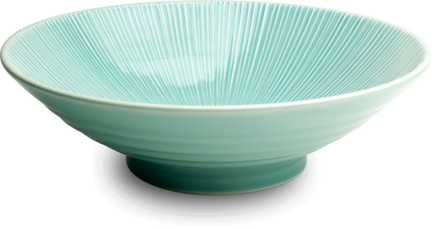 Turquoise Serving Bowl large