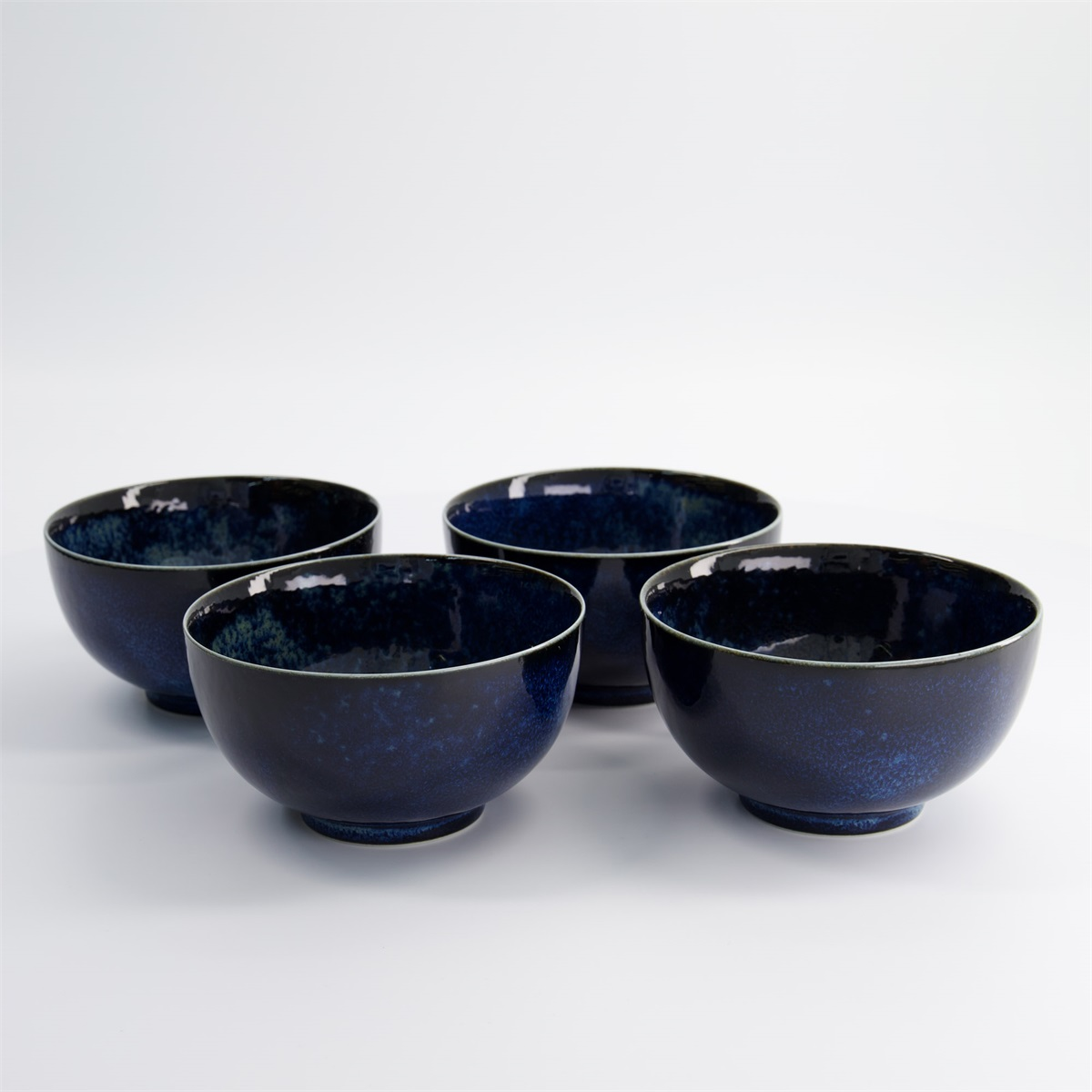 Cobalt Blue 4pcs Bowl Giftset 13.2x7.2cm 500ml