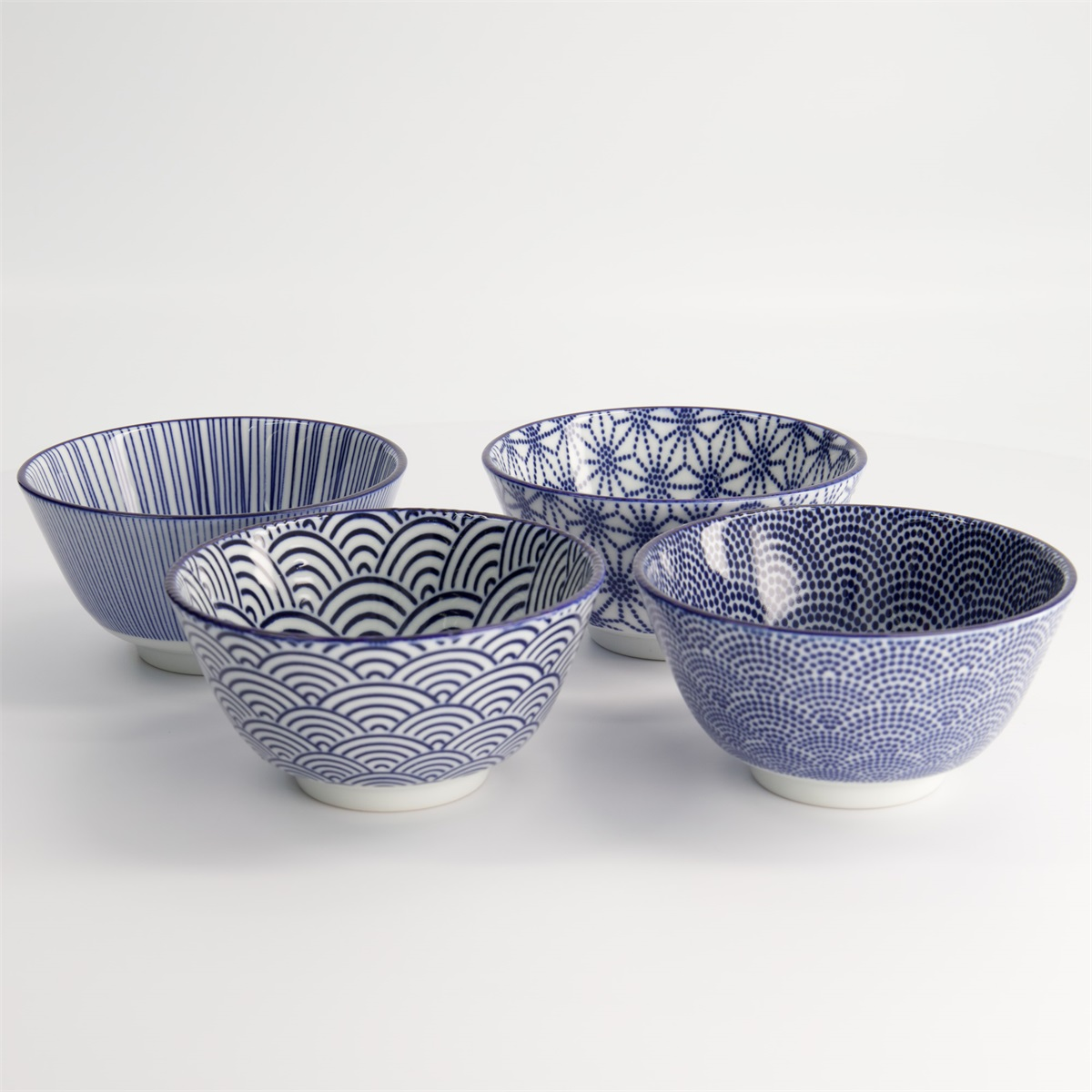 Nippon Blue Rice Bowl Giftset 4pcs