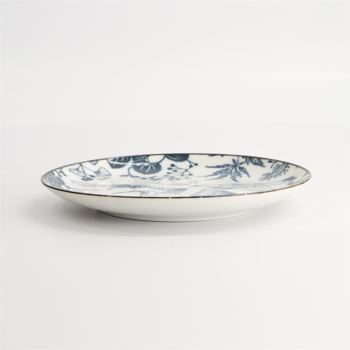 Flora Japonica Plate 16x2cm Crane