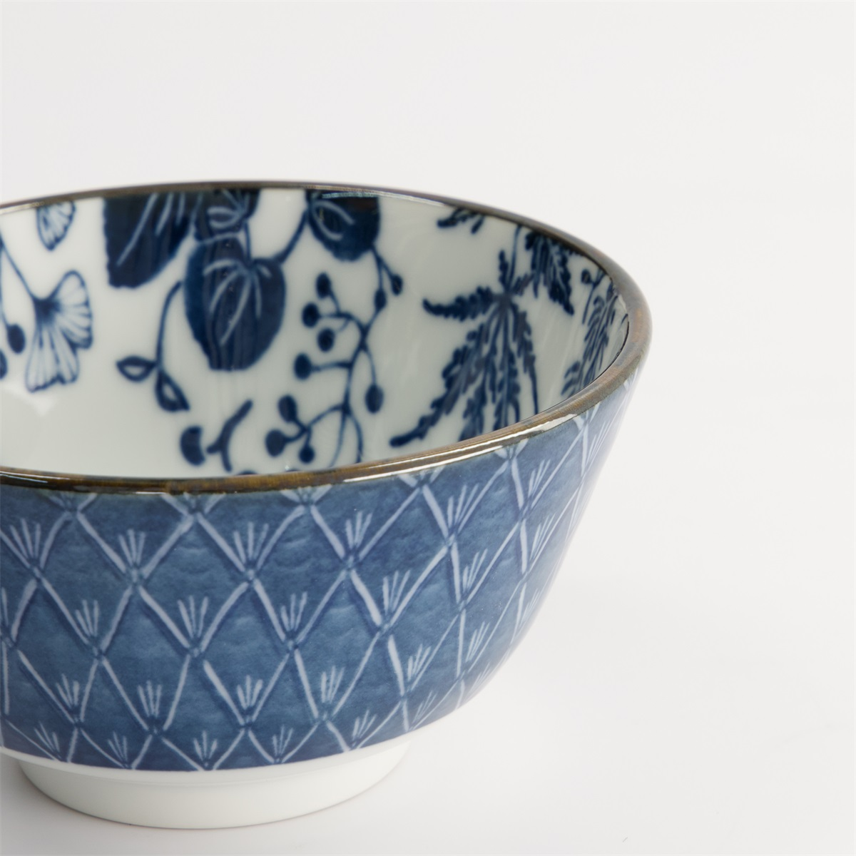 Flora Japonica Rice Bowl 12x6cm 300ml Crane