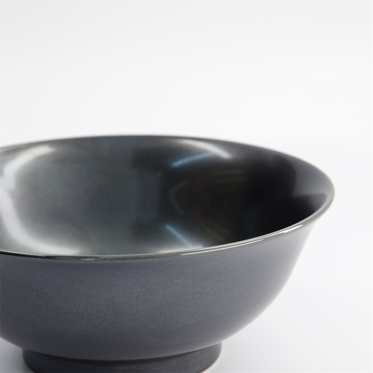 Tetsu Kessho Black Ramen Bowl 21x8.7cm 1350ml 15473
