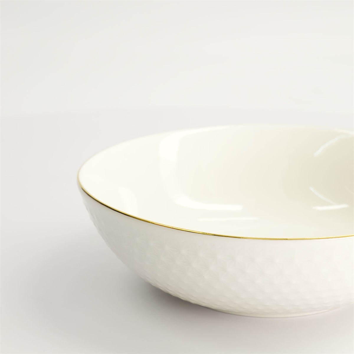 Nippon White Gold Rim Bowl 1100ml