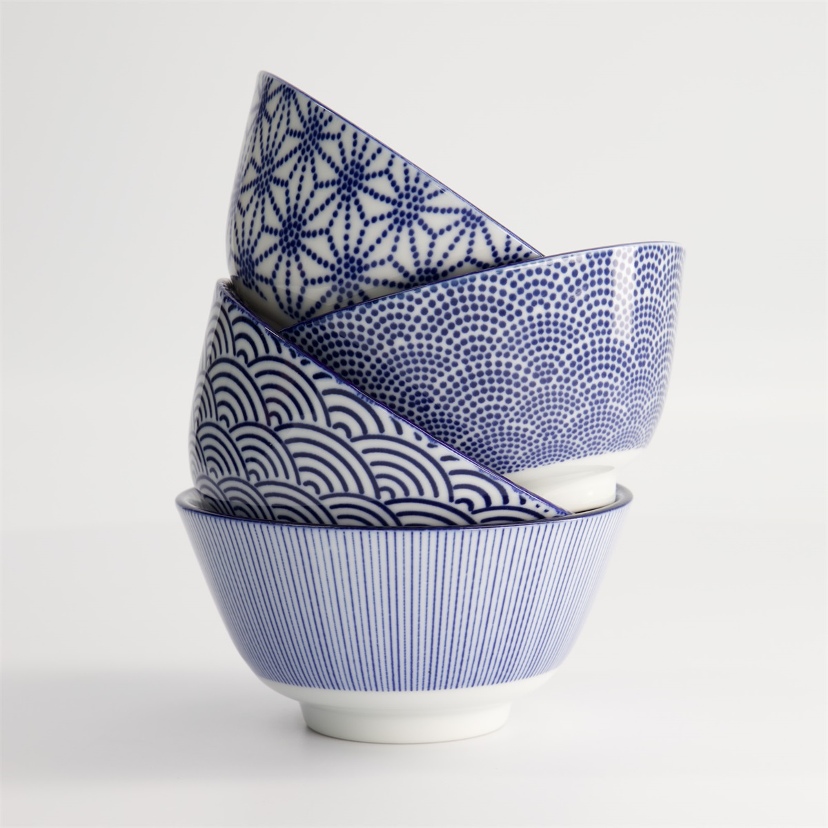 Nippon Blue Rice Bowl Giftset 4pcs
