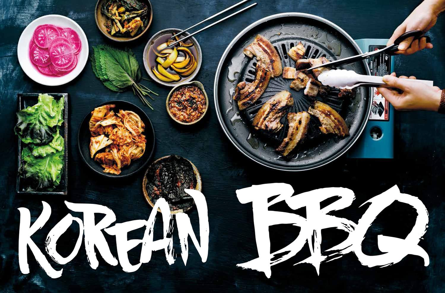 Korean BBQ & Japanese Grills: Yakitori, yakiniku, izakaya Hardcover Book