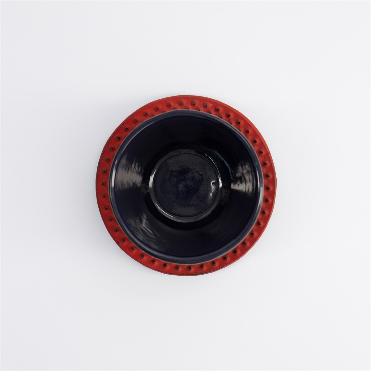WY Cup Iron+plate 7x5.5cm 120ml 9911 Arare CUPADR RED