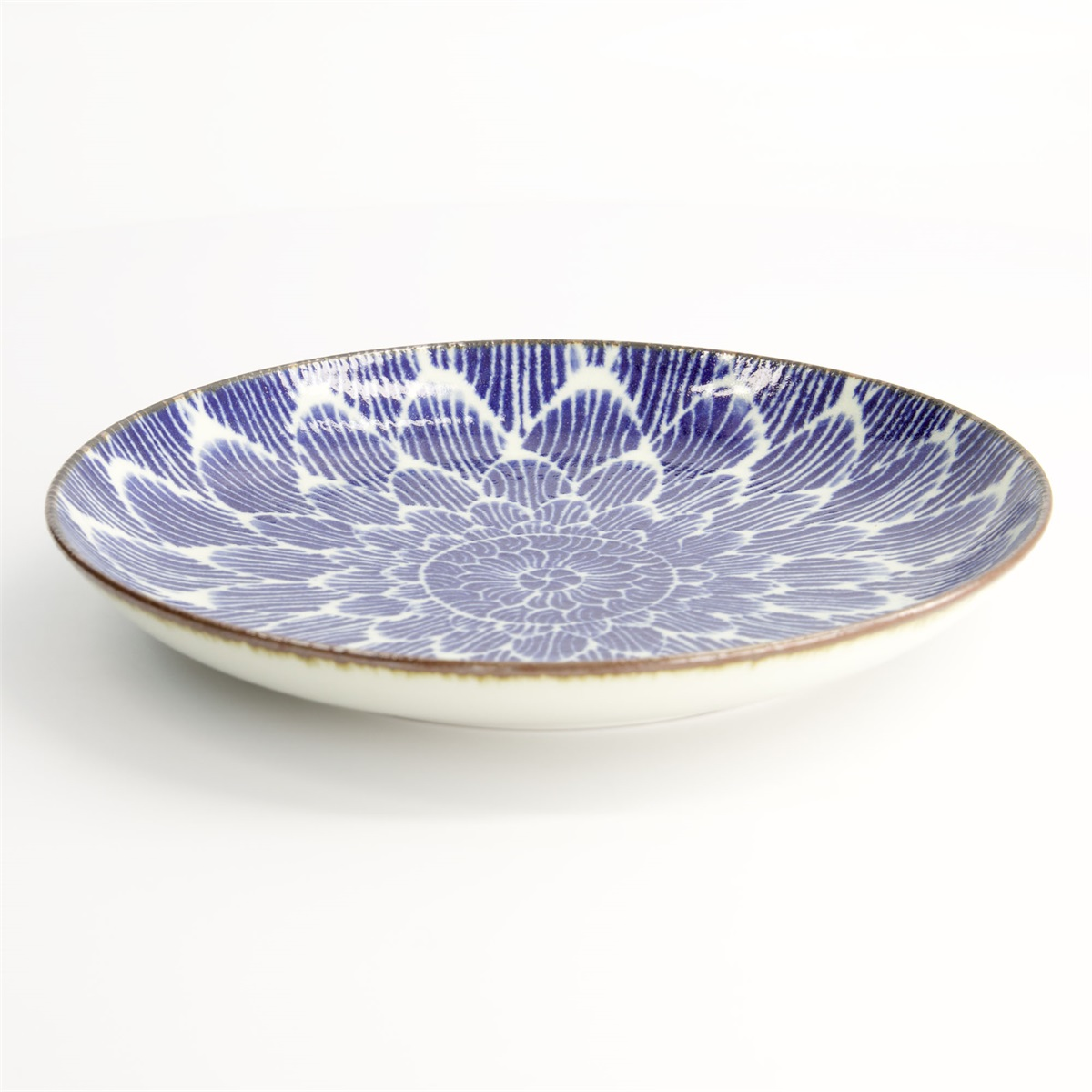 Ohuke Dahlia Round Plate 21.5x3cm