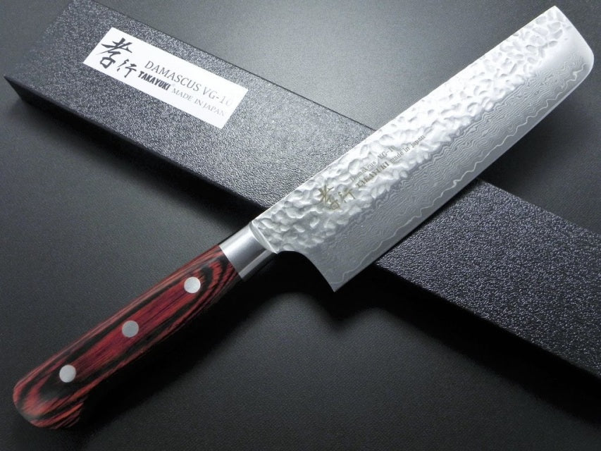 Sakai Takayuki 33 Layer Damascus 160mm Nakiri / Vegetable knife