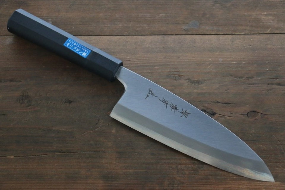 SAKAI TAKAYUKI MOLYBDENUM DEBA JAPANESE CHEF KNIFE WITH POLYMER HANDLE (150mm)