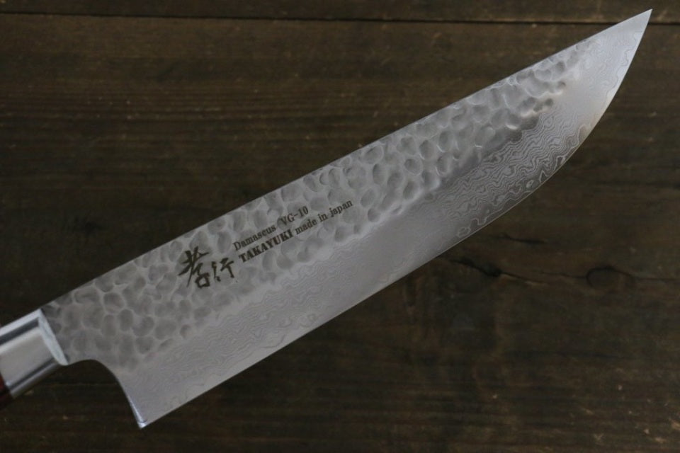SAKAI TAKAYUKI VG10 33 LAYER DAMASCUS BUTCHER KNIFE JAPANESE CHEF KNIFE 210MM