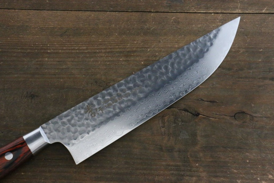 SAKAI TAKAYUKI VG10 33 LAYER DAMASCUS BUTCHER KNIFE JAPANESE CHEF KNIFE 210MM