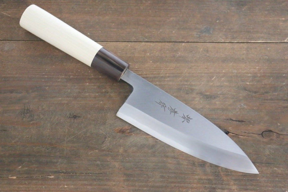 SAKAI TAKAYUKI KASUMITOGI WHITE STEEL DEBA JAPANESE CHEF'S KNIFE - 165mm