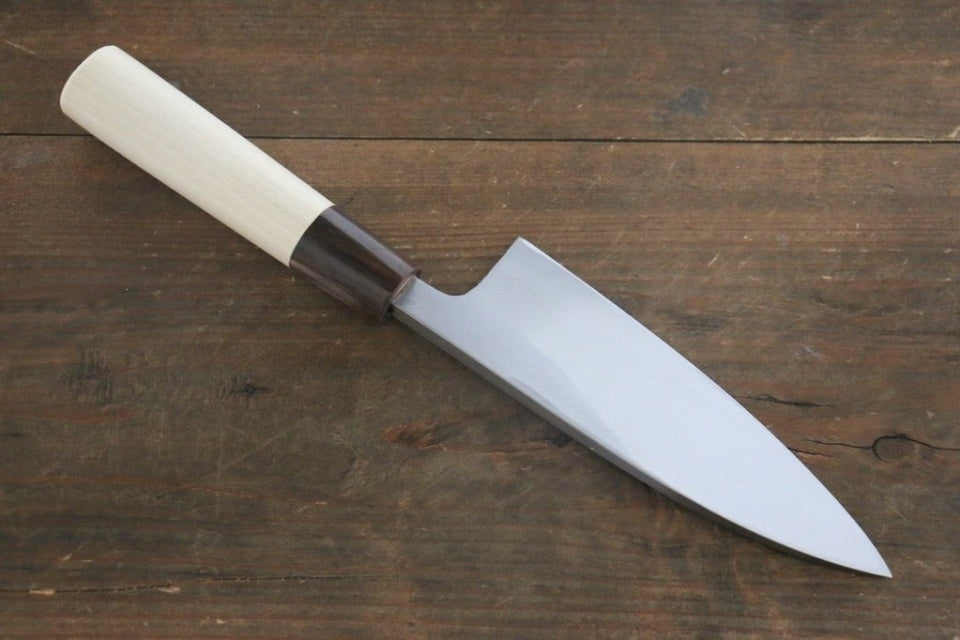 SAKAI TAKAYUKI KASUMITOGI WHITE STEEL DEBA JAPANESE CHEF'S KNIFE - 165mm