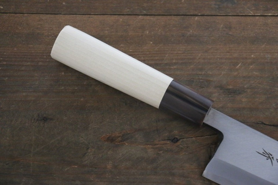 SAKAI TAKAYUKI KASUMITOGI WHITE STEEL DEBA JAPANESE CHEF'S KNIFE - 165mm