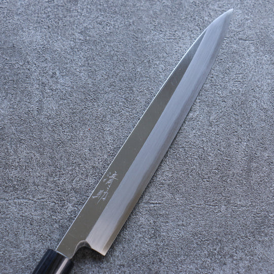 Seisuke White Steel Kasumitogi Yanagiba Japanese Knife 240mm Rosewood Handle