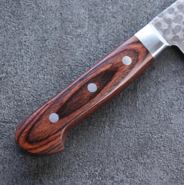 Seisuke VG10 17 Layer Damascus Gyuto 270mm Mahogany handle