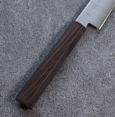 Seisuke R2/SG2 Petty-Utility Japanese Knife 135mm Ebony Wood Handle