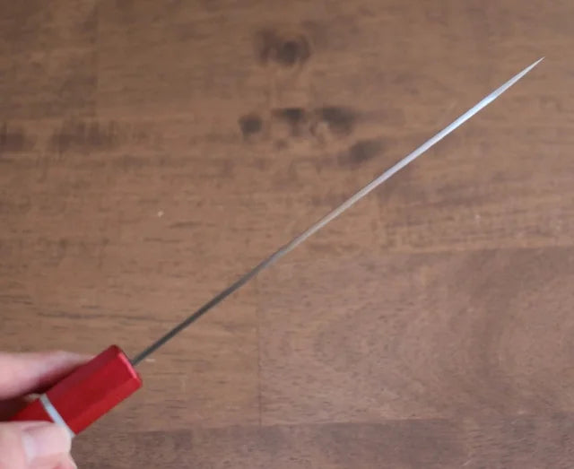 Sakai Takayuki VG10 33 Layer Damascus Petty-Utility 150mm Live oak Lacquered Kouseki Red Handle