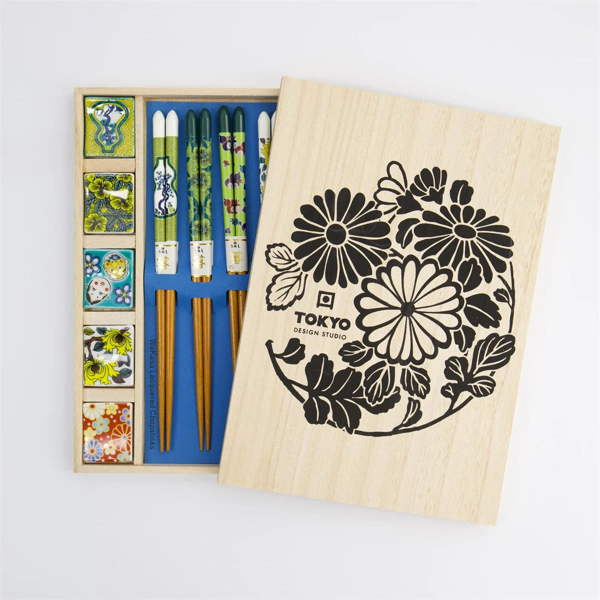 Chopstick Giftset/10 Japan in Wooden Box DJ23-0609-15