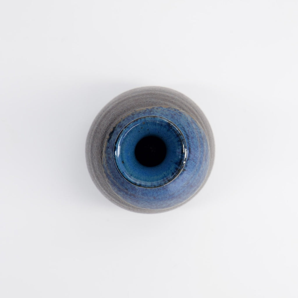Sake Bottle 8x12.5cm 300ml Blue/Black