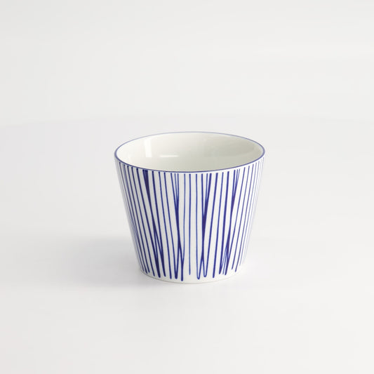 Nippon Blue Cup 8.3x6.5cm 180ml Lines