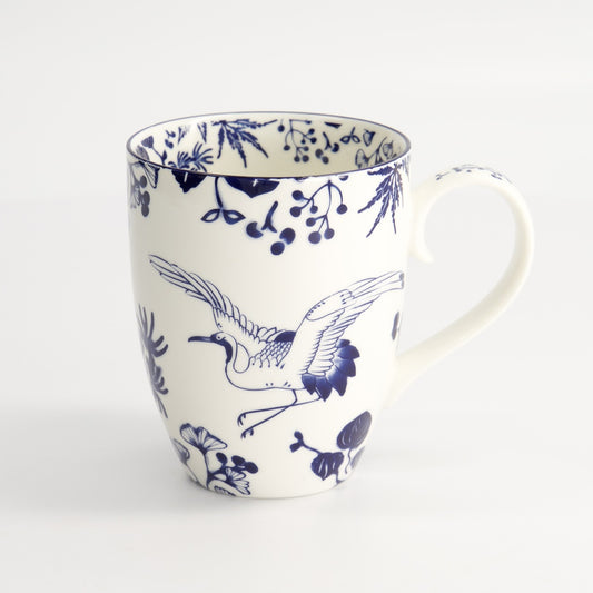 Flora Japonica Mug 8.5x10.2cm 340ml Crane