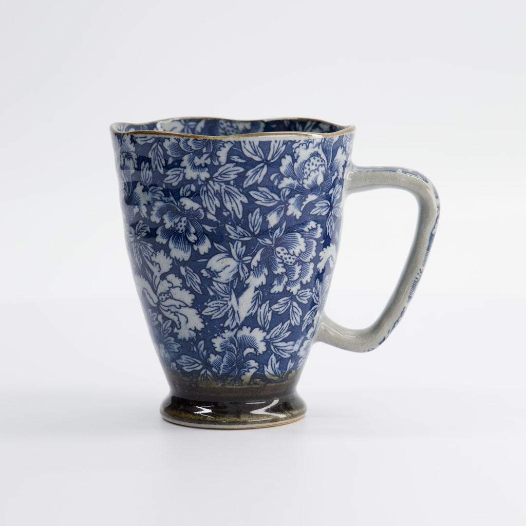Mug 9x11cm 400ml Blue/Grey Some Botan