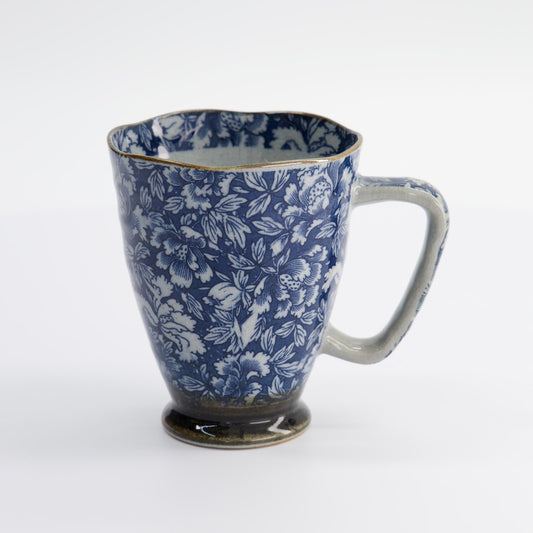 Mug 9x11cm 400ml Blue/Grey Some Botan